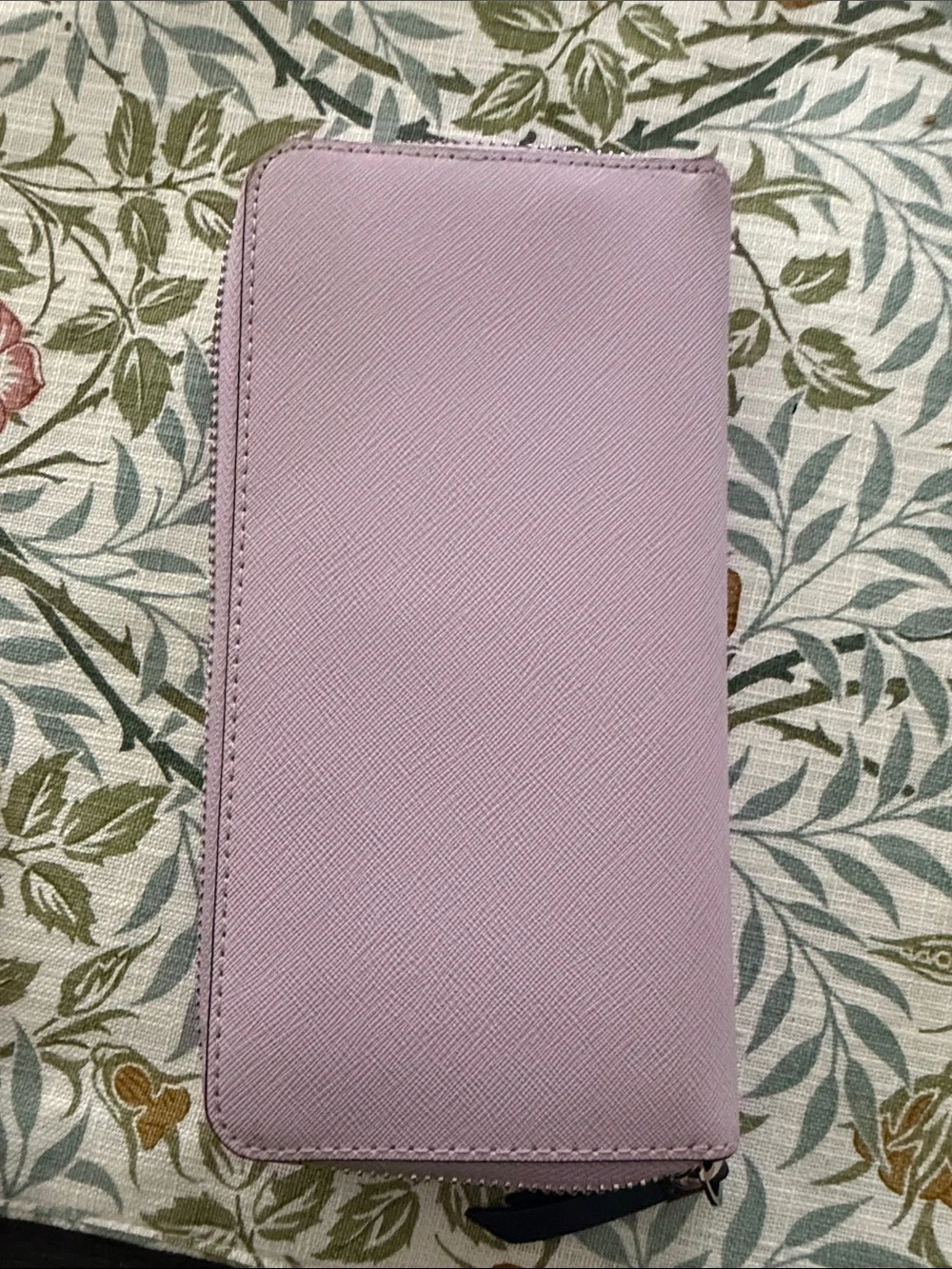kate spade Pink and Navy Zip-Around Continental Wallet